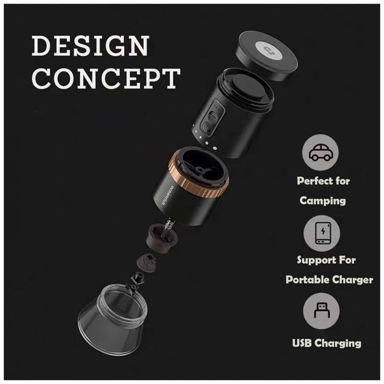 Moedor-de-Cafe-Eletrico-Portatil-CheBuono-Recarregavel-USB-foto-1