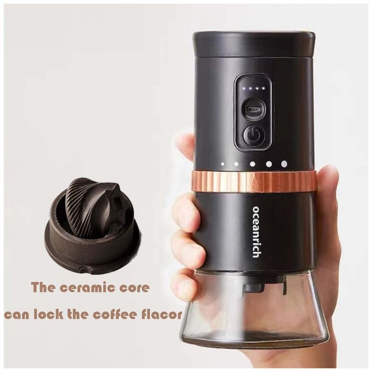 Moedor-de-Cafe-Eletrico-Portatil-CheBuono-Recarregavel-USB-foto-3