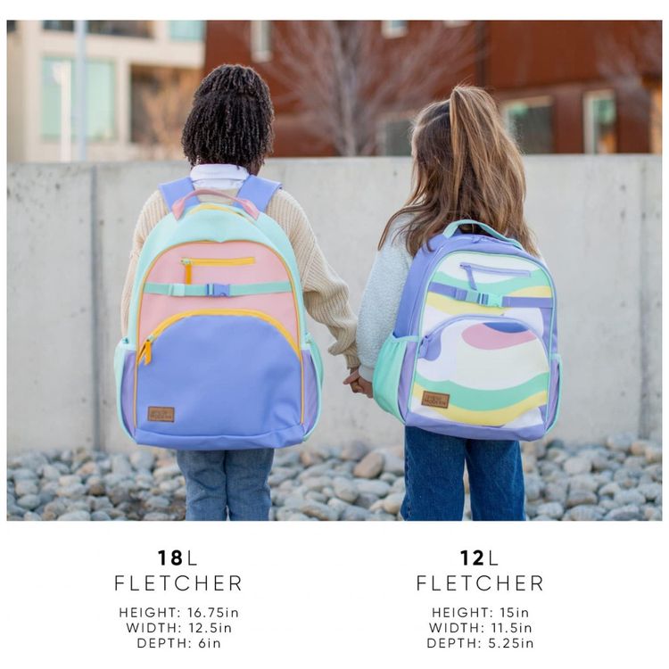 Mochila-Escolar-Infantil-38cm-Simple-Modern-Bailarina-para-foto-2
