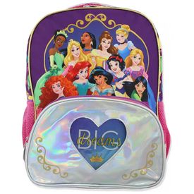 Mochila-Escolar-Infantil-40cm-Disney-Princesas-Roxa-foto-0