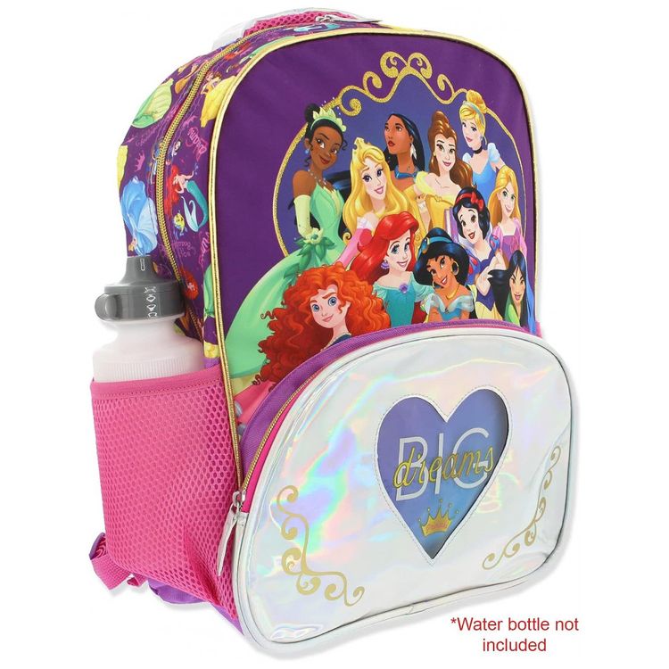 Mochila-Escolar-Infantil-40cm-Disney-Princesas-Roxa-foto-3