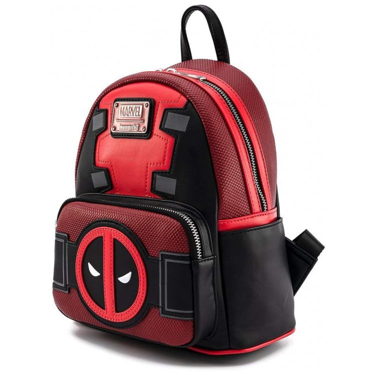 Mochila-Escolar-Infantil-25cm-Loungefly-Deadpool-para-foto-1
