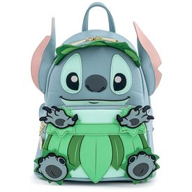 Mochila-Escolar-Infantil-25cm-Loungefly-Stitch-Luau-para-foto-0