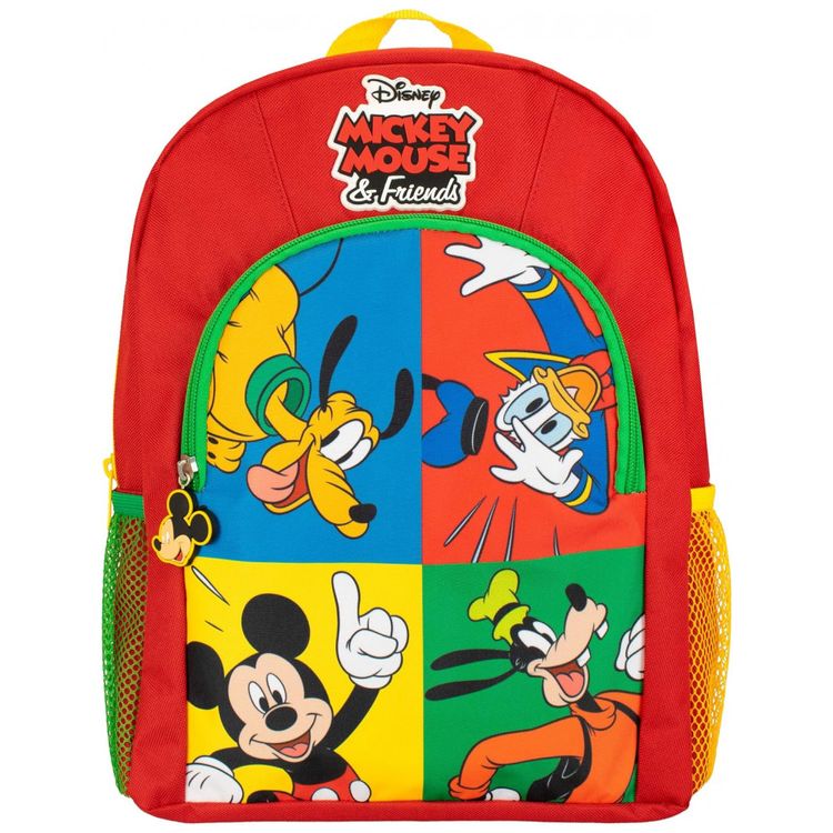 Mochila-Escolar-Infantil-35cm-Disney-Mickey-Mouse-Pluto-foto-1