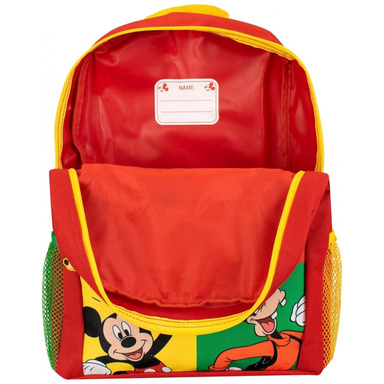 Mochila-Escolar-Infantil-35cm-Disney-Mickey-Mouse-Pluto-foto-2