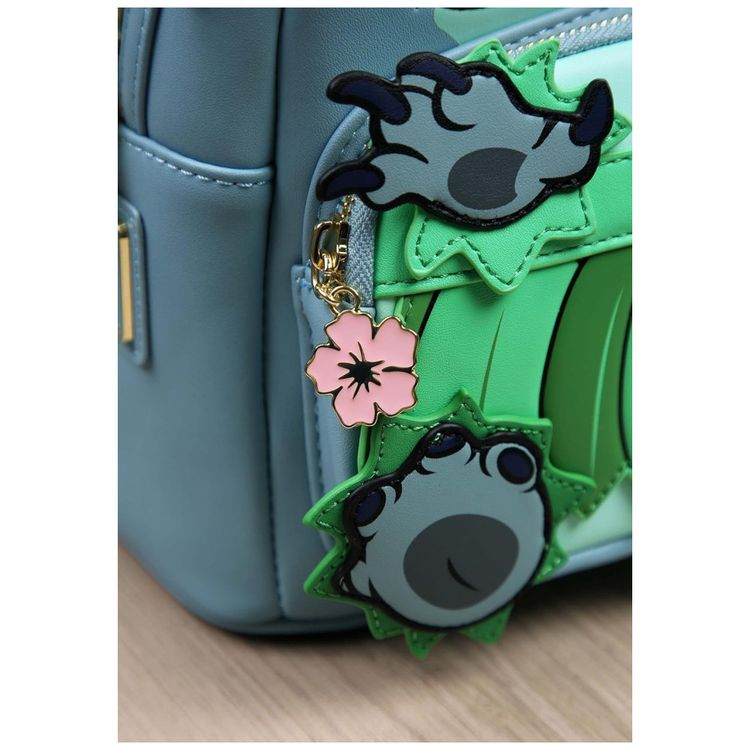 Mochila-Escolar-Infantil-25cm-Loungefly-Stitch-Luau-para-foto-5