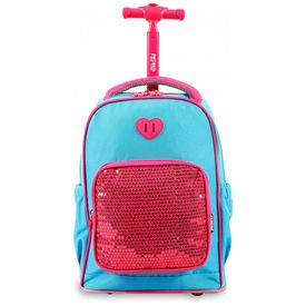 Mochila-Escolar-Infantil-com-Rodinhas-38cm-J-World-New-York-foto-0