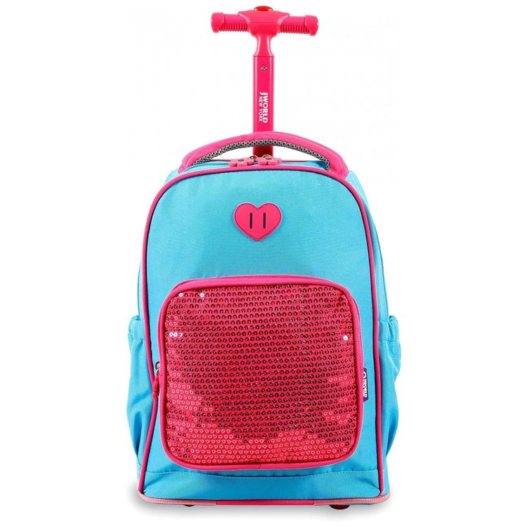 Mochila-Escolar-Infantil-com-Rodinhas-38cm-J-World-New-York-foto-0