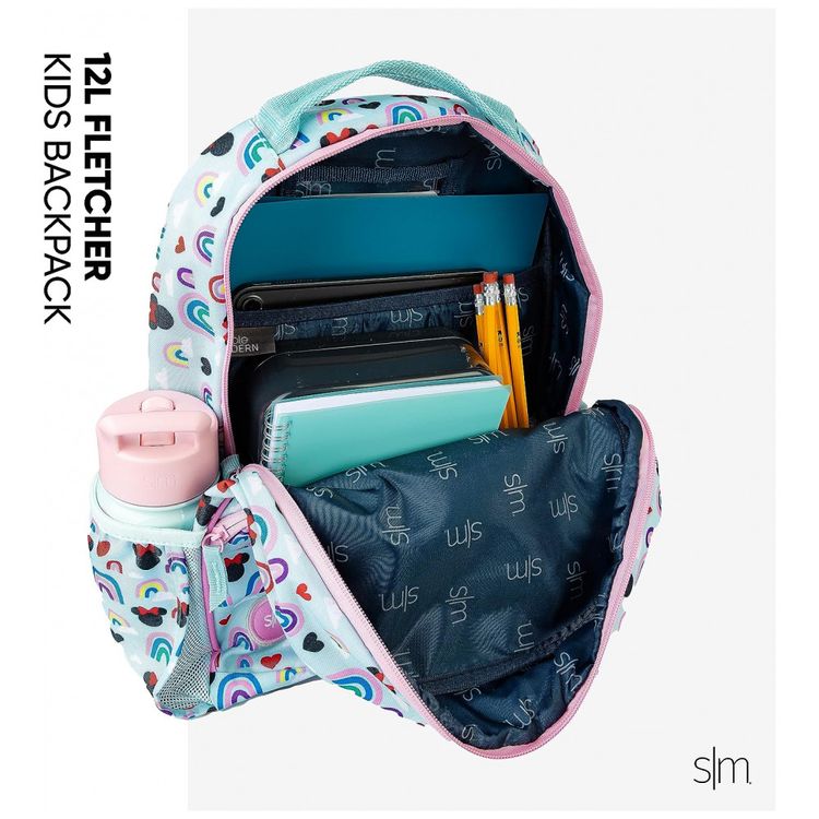 Mochila-Escolar-Infantil-12L-Disney-Princesa-Real-para-foto-3