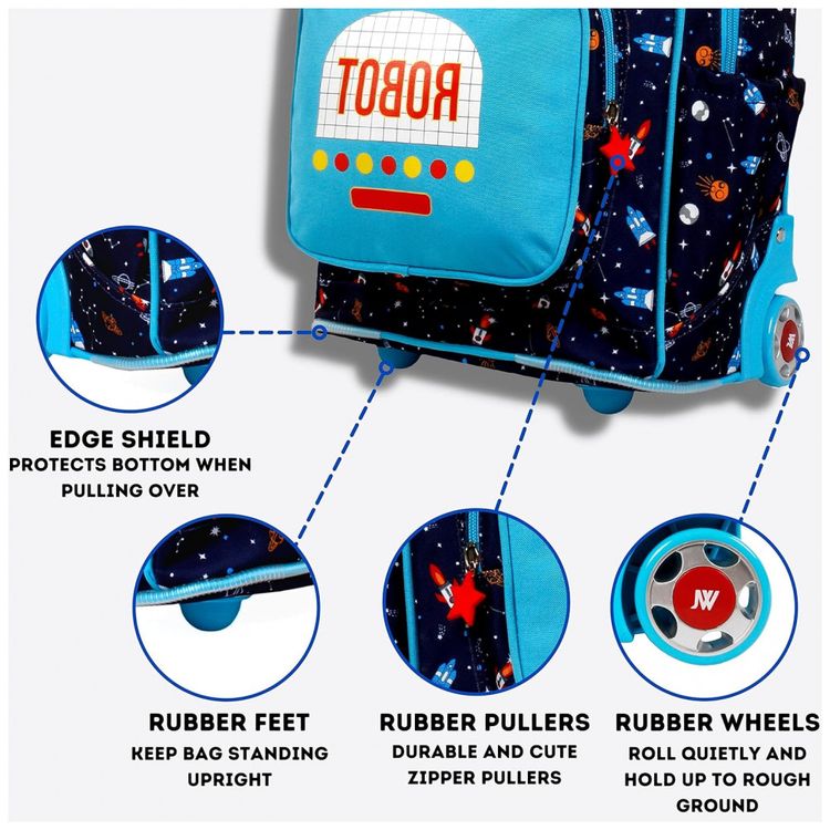 Mochila-Escolar-Infantil-com-Rodinhas-30cm-J-World-New-York-foto-3