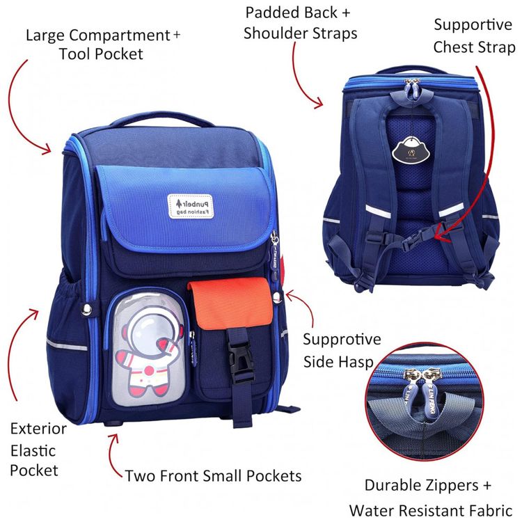 Mochila-Escolar-Infantil-18-Litros-ALI-VICTORY-Cor-Azul-foto-2