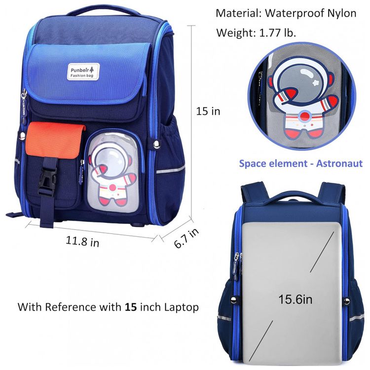 Mochila-Escolar-Infantil-18-Litros-ALI-VICTORY-Cor-Azul-foto-5