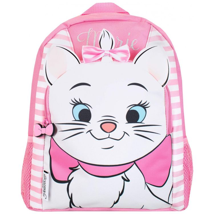 Mochila-Escolar-Infantil-Disney-Marie-para-Meninas-Rosa-foto-1