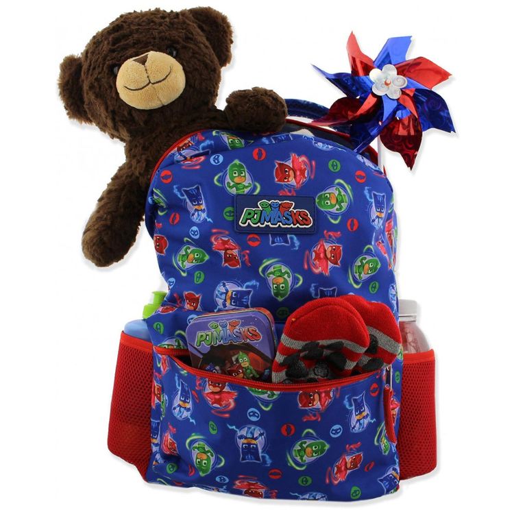 Mochila-Escolar-Infantil-40cm-Disney-PJ-Masks-para-Meninos-foto-3