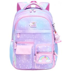 Mochila-Escolar-Unicornio-NIWEIYA-para-Laptop-Cor-Rosa-foto-0