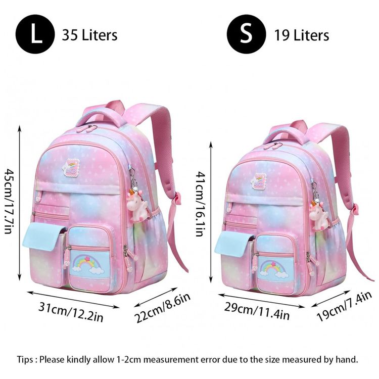 Mochila-Escolar-Unicornio-NIWEIYA-para-Laptop-Cor-Rosa-foto-1
