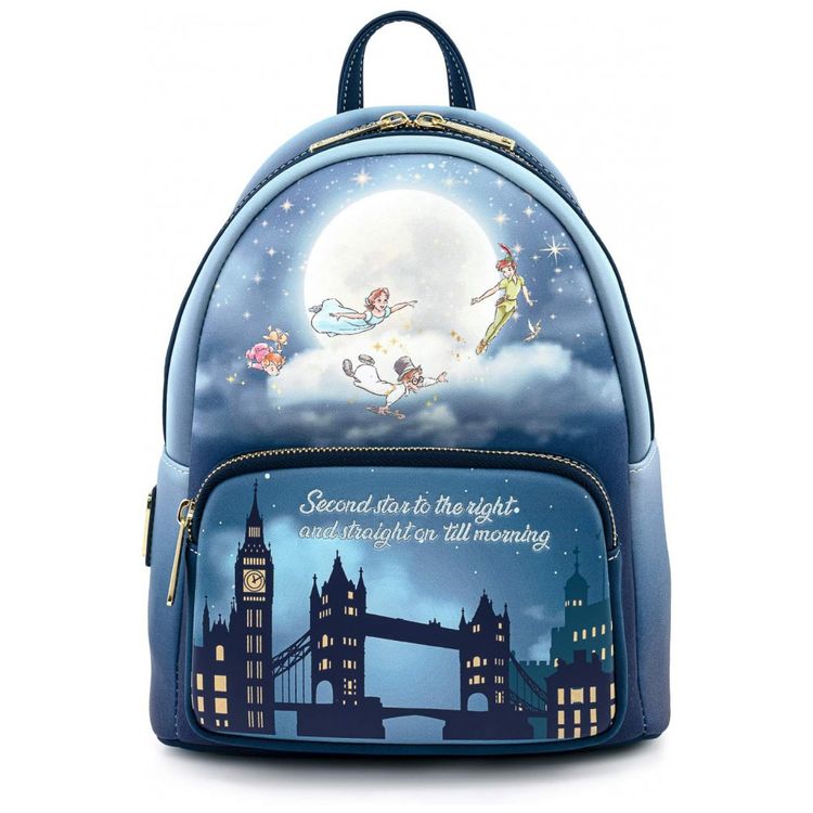Mochila-Escolar-Infantil-Loungefly-Disney-Peter-Pan-com-Alca-foto-0