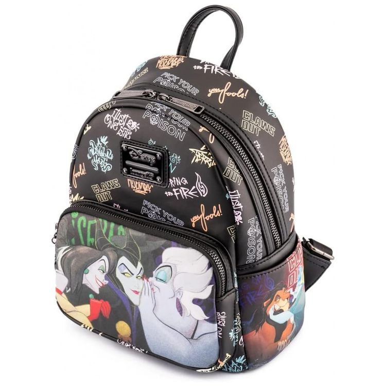 Mochila-Escolar-Infantil-Loungefly-Disney-Vilas-para-foto-4