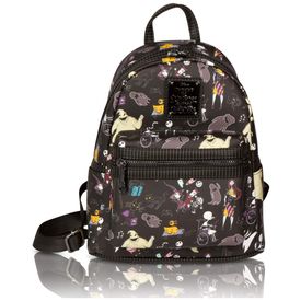 Mini-Mochila-Escolar-Infantil-Loungefly-Disney-Mundo-de-Jack-foto-0