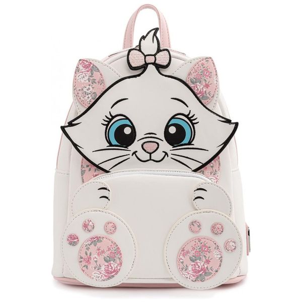 Mochila-Escolar-Infantil-Loungefly-Disney-Marie-Floral-para-foto-0