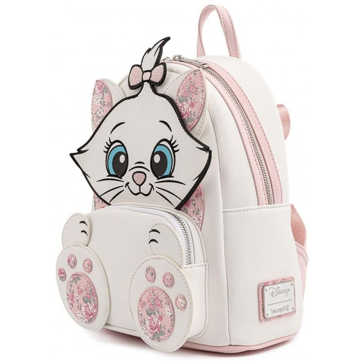 Mochila-Escolar-Infantil-Loungefly-Disney-Marie-Floral-para-foto-1