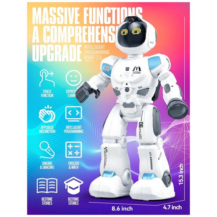 Robo-Programavel-Inteligente-Toylefun-Emoji-com-Controle-foto-1