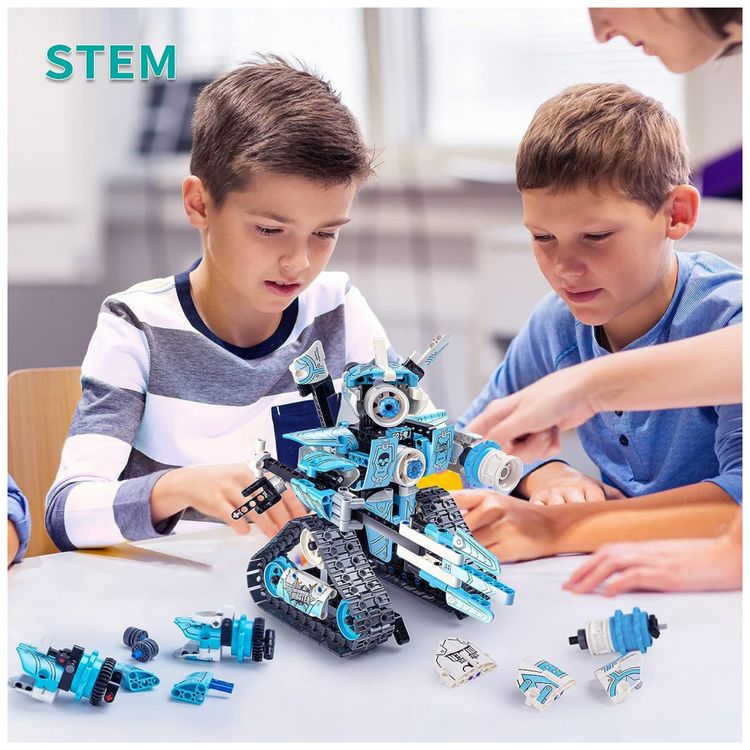 Robo-Programavel-Educacional-Coplus-398-Pecas-com-Controle-foto-2