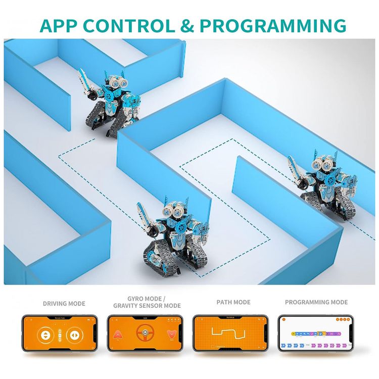 Robo-Programavel-Educacional-Coplus-398-Pecas-com-Controle-foto-3