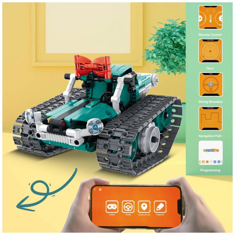 Robo-Programavel-Educacional-IQKidz-440-Pecas-com-Controle-foto-4
