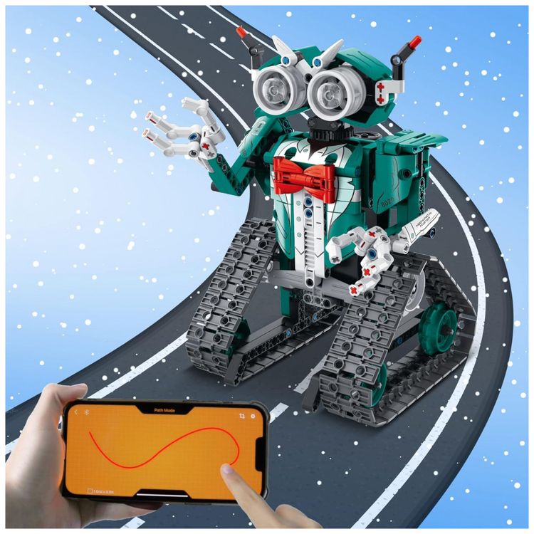 Robo-Programavel-Educacional-IQKidz-440-Pecas-com-Controle-foto-5