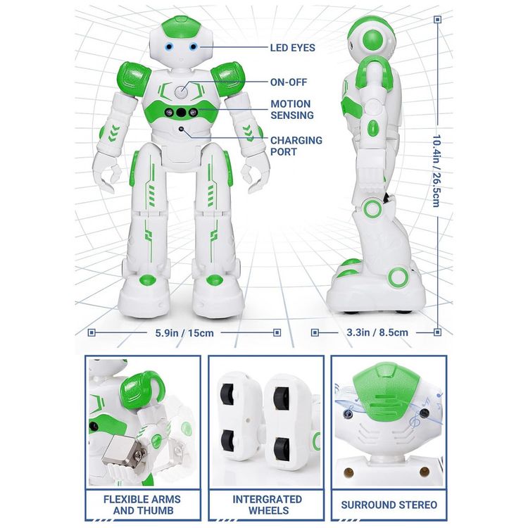 Robo-Programavel-Inteligente-Kings-Dragon-com-Controle-foto-1