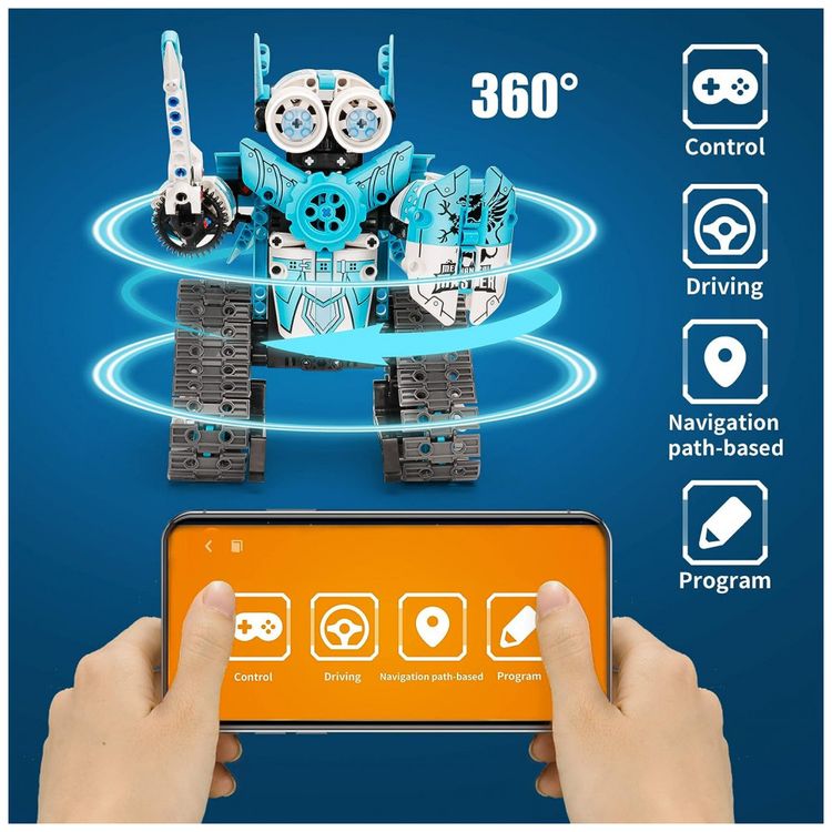 Robo-PREPOP-398-Pecas-com-Controle-Remoto-e-APP-para-foto-1