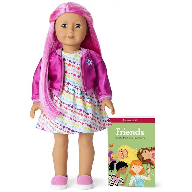 Boneca-American-Girl-Truly-Me-n87-com-Cabelo-Rosa-para-foto-0