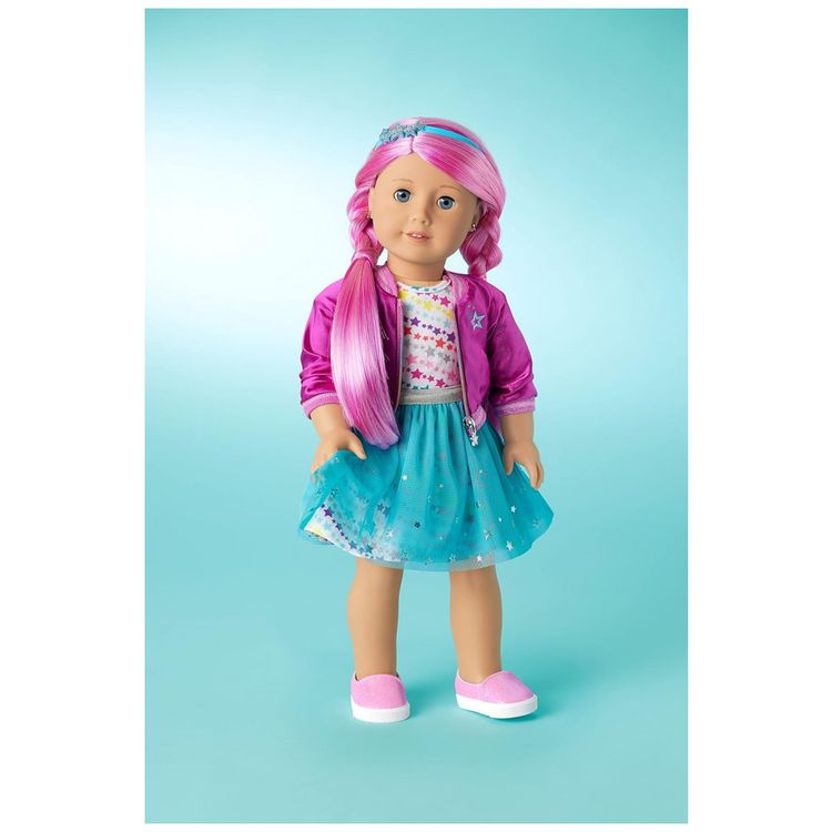 Boneca-American-Girl-Truly-Me-n87-com-Cabelo-Rosa-para-foto-5