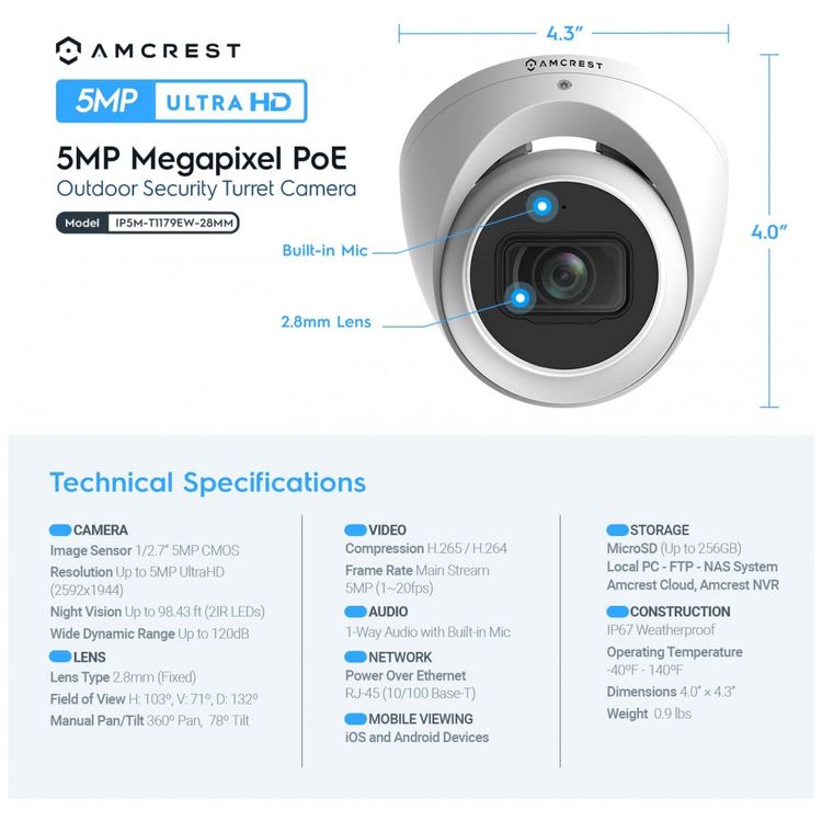 Camera-de-Seguranca-Amcrest-5MP-Ultra-HD-com-Microfone-foto-5