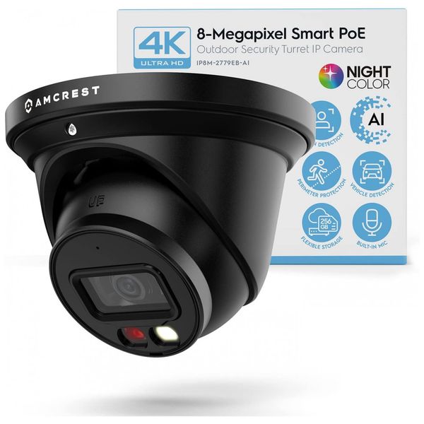Camera-de-Seguranca-Amcrest-4K-com-Microfone-Embutido-e-foto-0