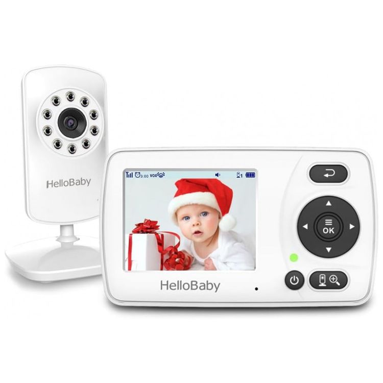 Baba-Eletronica-HelloBaby-com-Camera-Audio-Visao-Noturna-e-foto-0