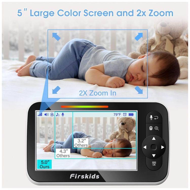 Baba-Eletronica-Firskids-com-2-Cameras-Monitor-e-Visao-foto-2