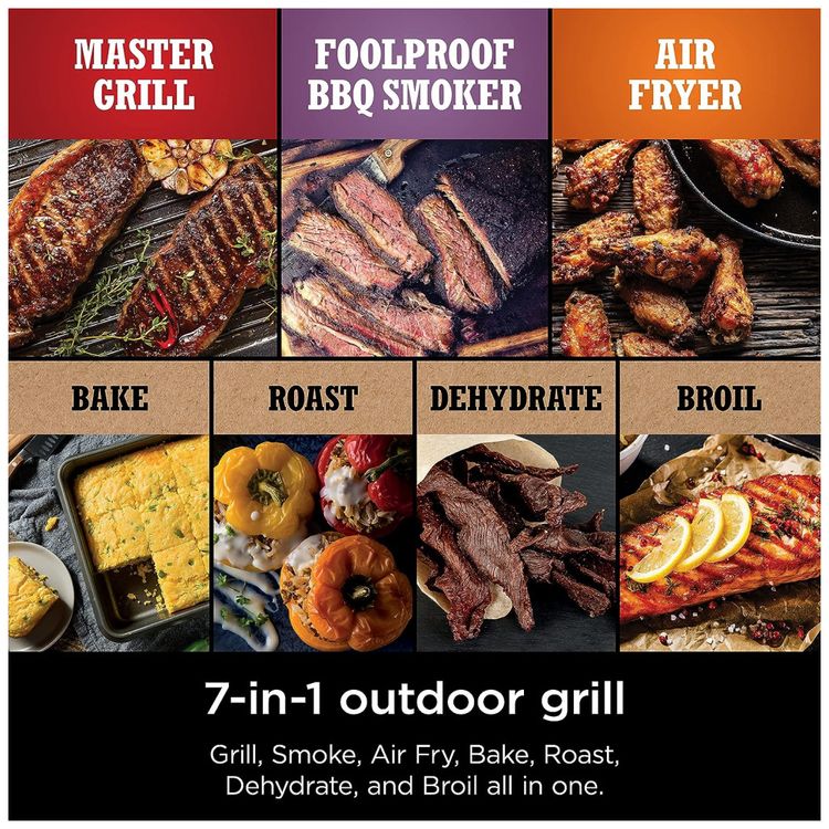 Churrasqueira-Grill-7-em-1-Ninja-OG701-para-Area-Externa-foto-5