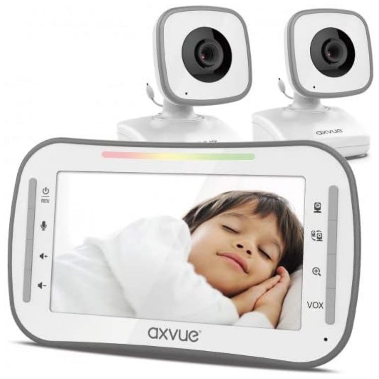 Baba-Eletronica-Axvue-com-Monitor-2-Cameras-Visao-Noturna-foto-0