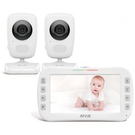 Baba-Eletronica-Axvue-Monitor-com-2-Cameras-Alcance-de-300-foto-0