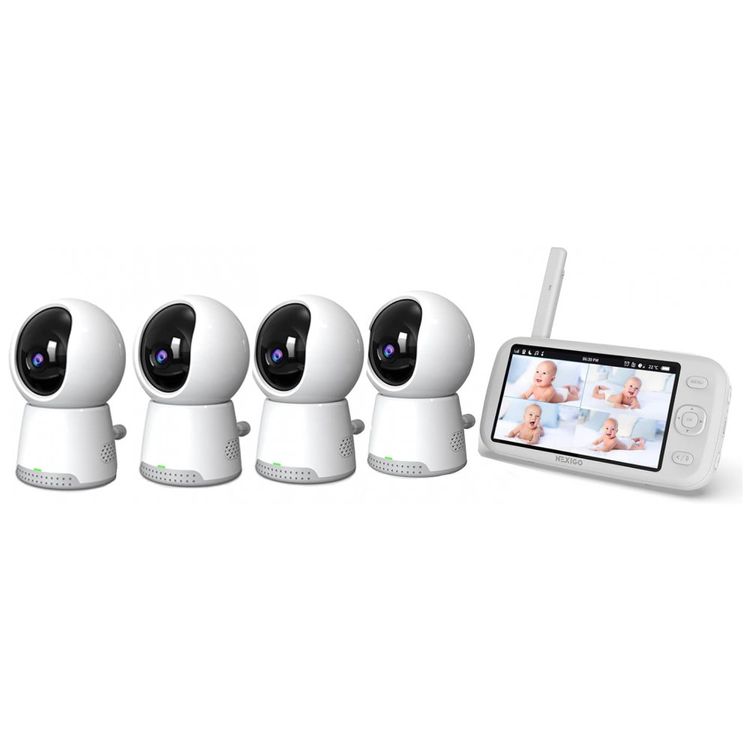 Baba-Eletronica-NexiGo-com-4-Cameras-2-Vias-de-Audio-foto-0