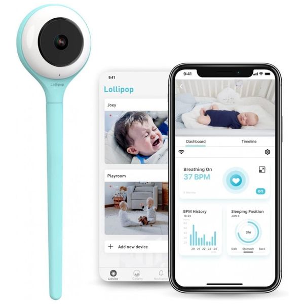 Baba-Eletronica-Wi-Fi-Inteligente-Lollipop-Camera-com-Video-foto-0