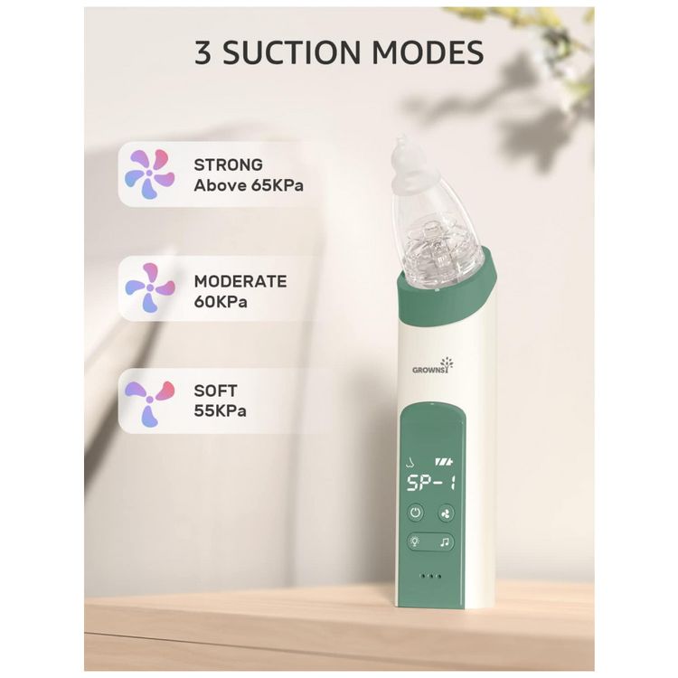 Aspirador-Nasal-Eletrico-para-Bebe-GROWNSY-Recarregavel-e-foto-2