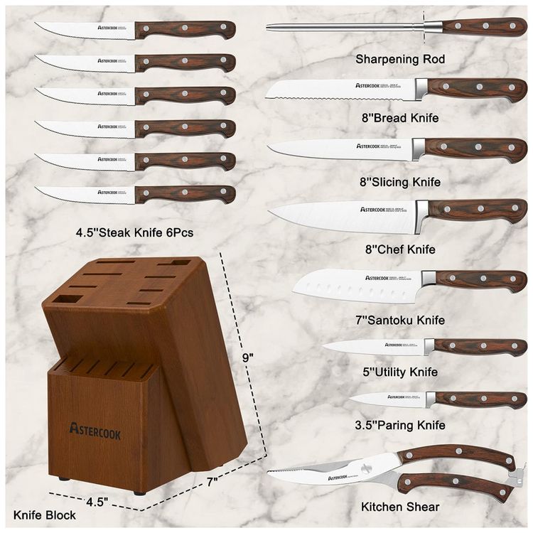 Conjunto-de-Facas-Astercook-em-Aco-Inoxidavel-com-Bloco-de-foto-1