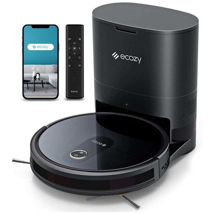 Aspirador-de-Po-Robo-Ecozy-com-Conexao-via-APP-WI-FI-Succao-foto-0
