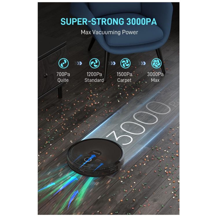 Aspirador-de-Po-Robo-Ecozy-com-Conexao-via-APP-WI-FI-Succao-foto-2