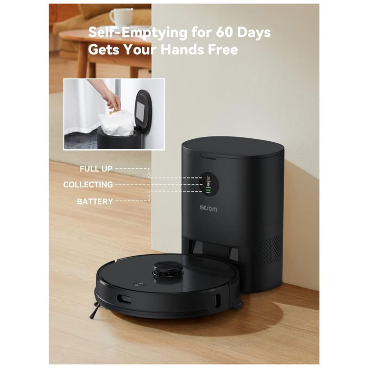 Aspirador-de-Po-Robo-Ibesom-com-Conexao-via-APP-WI-FI-Auto-foto-2