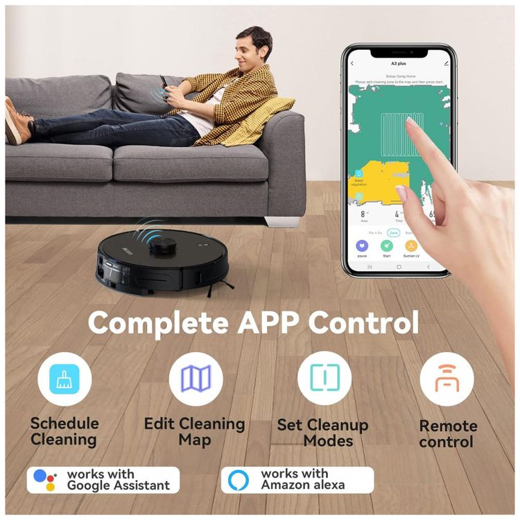 Aspirador-de-Po-Robo-Ibesom-com-Conexao-via-APP-WI-FI-Auto-foto-4