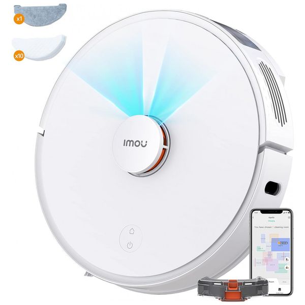 Aspirador-de-Po-Robo-Imou-L11-com-Conexao-via-APP-WI-FI-e-foto-0